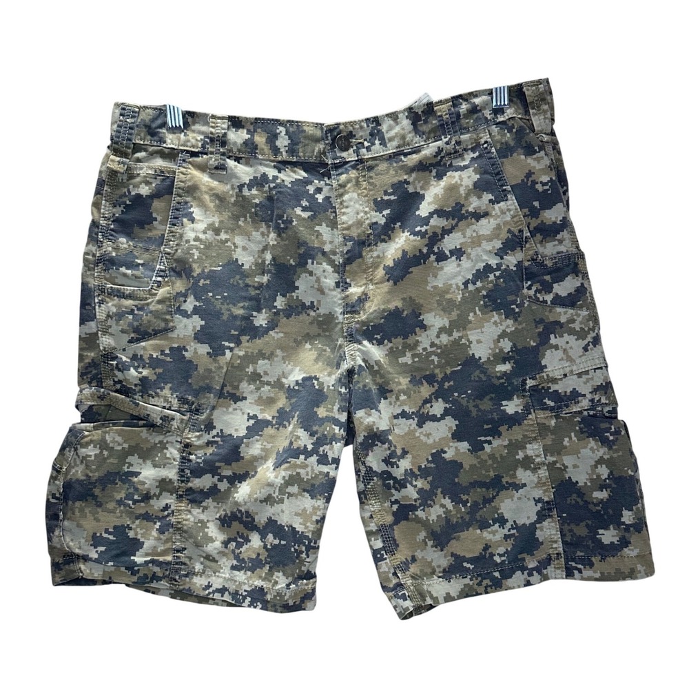 Carhartt Men's‎ Relaxed Fit Digital Camo Cargo Shorts Size 38 Gorpcore Grunge